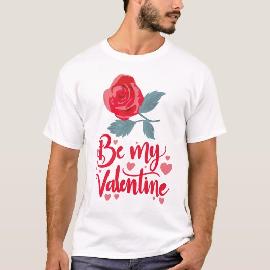 Liefde vieren met Valentijnsdag T-shirt (Voorkant)