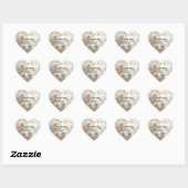 Liefde vieren! stickers Roze bloesem (Vel)