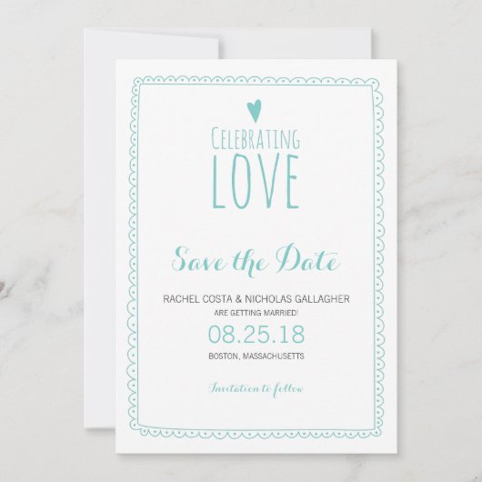 Liefde vieren | Weddenschap Kaart (Voorkant)