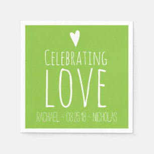 Liefde vieren   Weddenschap Servet