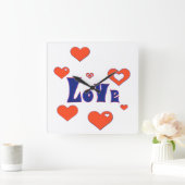 Liefde Vierkante Klok (Huis)