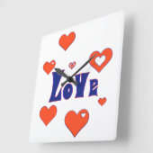Liefde Vierkante Klok (Hoek)