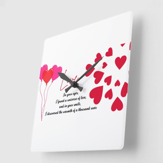 Liefde Vierkante Klok (Hoek)