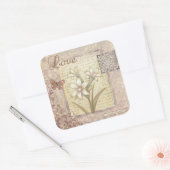 Liefde Vierkante Sticker (Envelop)