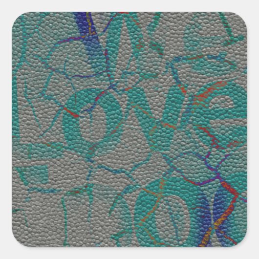 Liefde Vierkante Sticker (Voorkant)