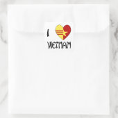 Liefde Vietnam Eenheid Vierkante Sticker (Tas)