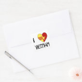 Liefde Vietnam Eenheid Vierkante Sticker (Envelop)
