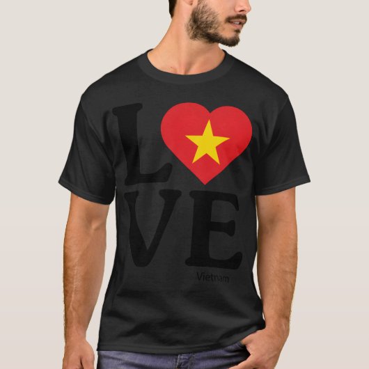 Liefde Vietnam vriend T-shirt (Voorkant)