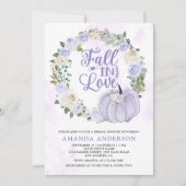 Liefde vinden Laveerrozen Pompoen Bruidsdouche Kaart (Voorkant)