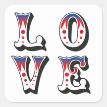 Liefde - Vintage Circus Kermis Stijl