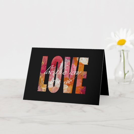 Liefde Vintage Kaart (Kleine Plant)