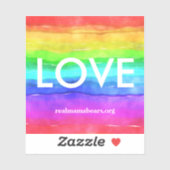 Liefde Vinyl Sticker (Vel)