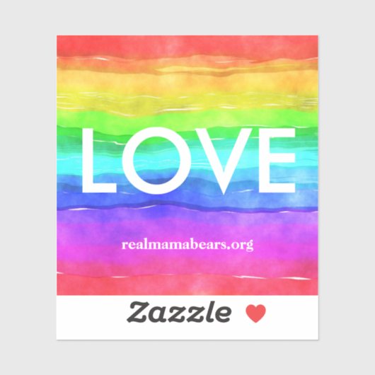 Liefde Vinyl Sticker (Vel)