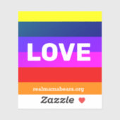 Liefde Vinyl Sticker (Vel)