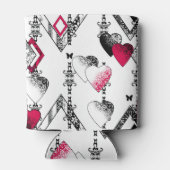 Liefde, visnet, patchwork blikjeskoeler (Achterkant)