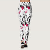 Liefde, visnet, patchwork leggings (Achterkant)