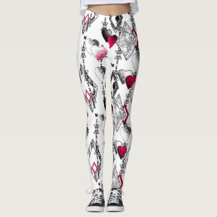 Liefde, visnet, patchwork leggings