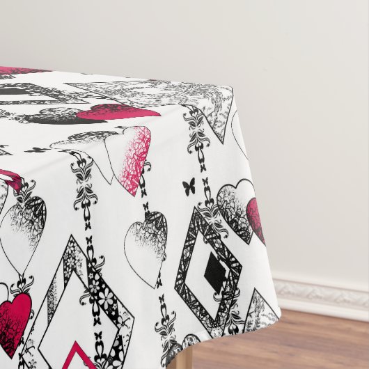 Liefde, visnet, patchwork tafelkleed (Voorbeeld)