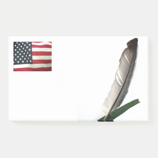 Liefde vlag en Post-it® notes, 10 x 6 inch Notes (Voorkant)
