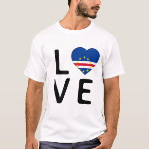 Liefde - vlag van Kaapverdië T-shirt