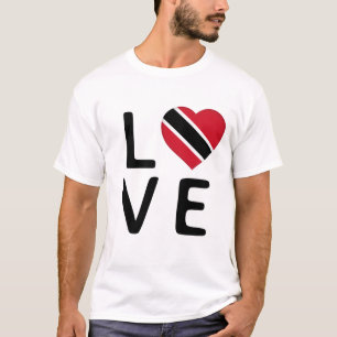 Liefde - vlag van Trinidad en Tobago T-shirt