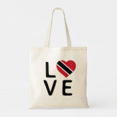 Liefde - vlag van Trinidad en Tobago Tote Bag (Achterkant)