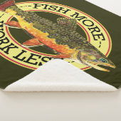 Liefde vliegen? MEER VISSEN - WERKEN MINDER Angler Sherpa Deken (3/4)