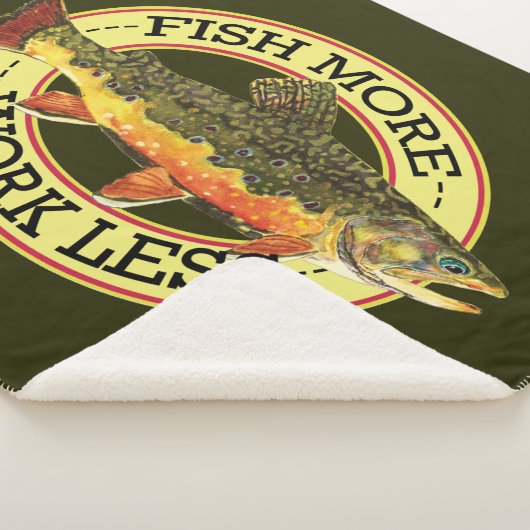 Liefde vliegen? MEER VISSEN - WERKEN MINDER Angler Sherpa Deken (3/4)