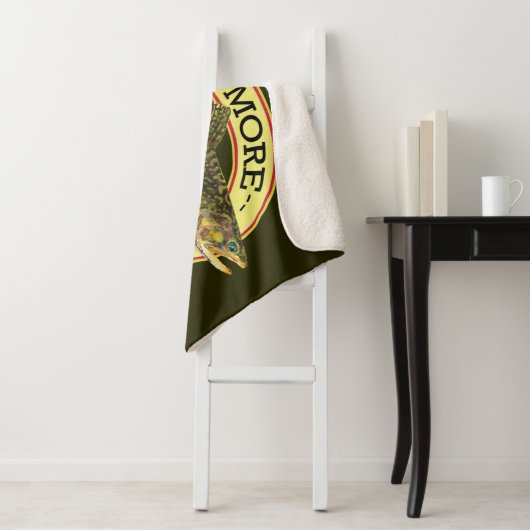 Liefde vliegen? MEER VISSEN - WERKEN MINDER Angler Sherpa Deken (In situ)