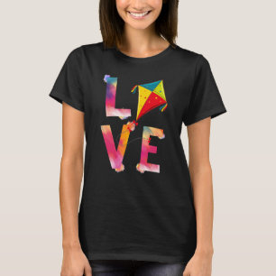 Liefde Vlieger Vliegen Nationale Vliegermaand Vlie T-shirt
