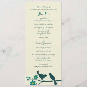 Liefde vliegprogramma's {Peacock} Programmakaart