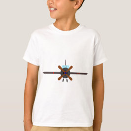 Liefde vliegtuigen t-shirt