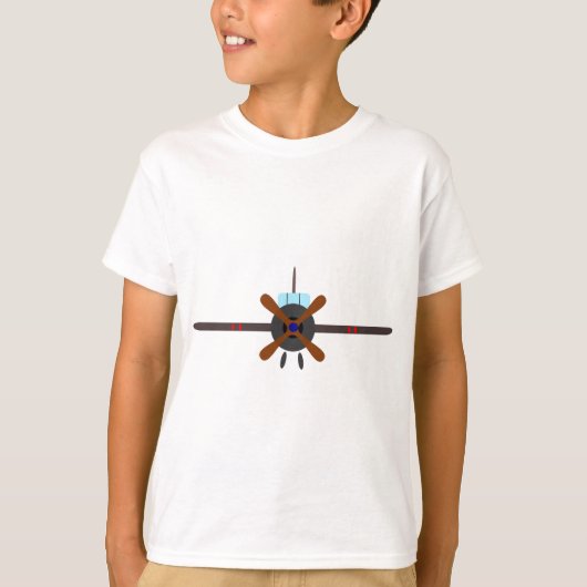 Liefde vliegtuigen t-shirt (Voorkant)