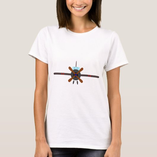 Liefde vliegtuigen t-shirt (Voorkant)