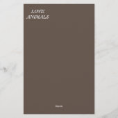 LIEFDE VLINDER CADEAU VOOR IEDEREEN BRIEFPAPIER (Achterkant)