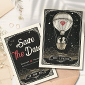 Liefde Vlucht Bruiloft Save the Date Kaart