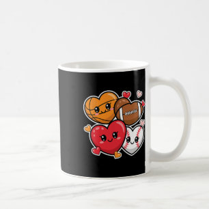 Liefde voet schets Valentijnsdag jongens en mannen Koffiemok