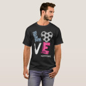 Liefde Voetbal coach Player Soccer Life Teen Girls T-shirt (Voorkant volledig)