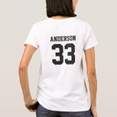 Liefde Voetbal Fan T-Shirt Leuk Spel Dag Outfit (Achterkant)