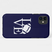 Liefde Voetbal iPhone 5 Hoes (Achterkant (horizontaal))