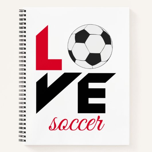 Liefde voetbal notitieboek (Voorkant)
