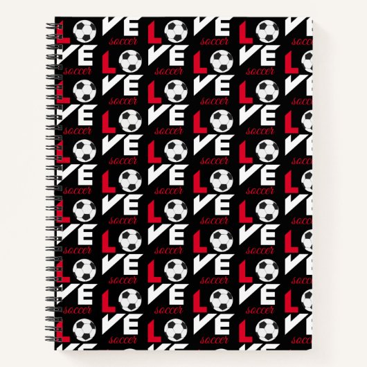 Liefde voetbal notitieboek (Voorkant)