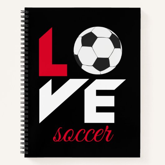 Liefde voetbal notitieboek (Voorkant)