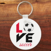 Liefde voetbal sleutelhanger (Voorkant)