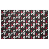 Liefde voetbal stof (Fat Quarter)