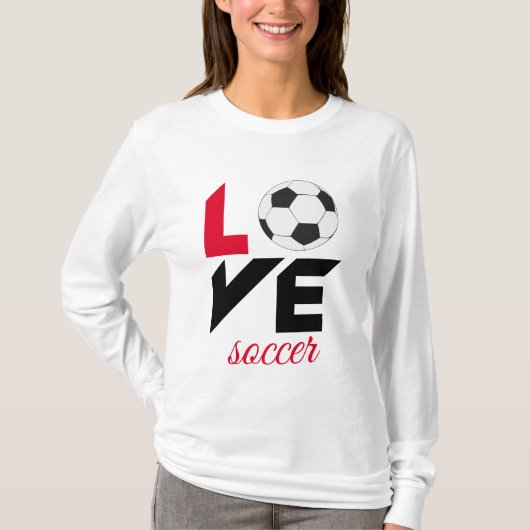 Liefde voetbal t-shirt (Voorkant)
