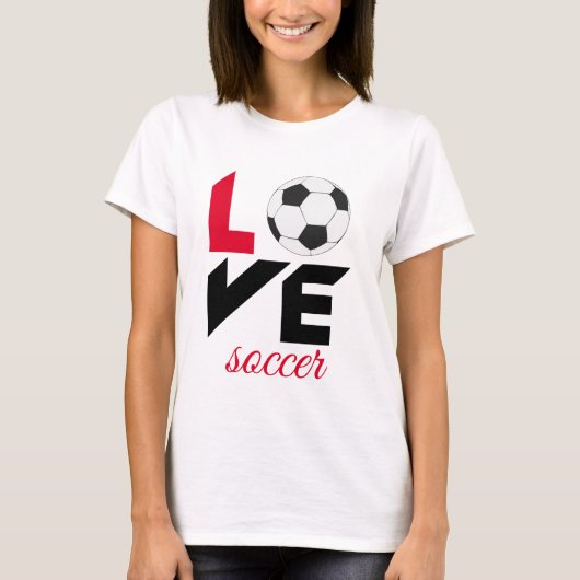 Liefde voetbal t-shirt (Voorkant)