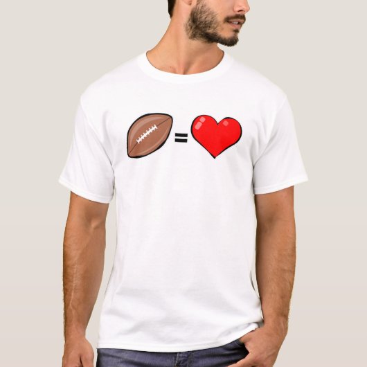 Liefde Voetbal  T-shirt (Voorkant)