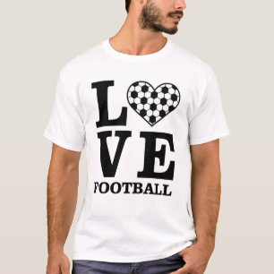 Liefde Voetbal T-shirt