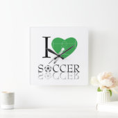 Liefde voetbal wandklok (Huis)